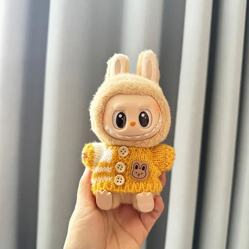 Vêtements Labubu Party – Tenue lapin de Pâques pour poupée 17 cm