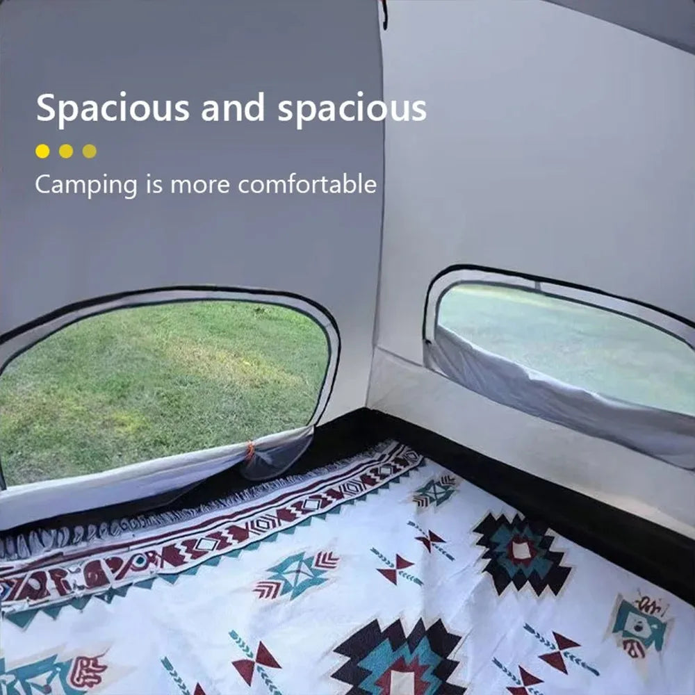 Tente Pop-up 3-4 Personnes – Camping Étanche, Pliante & Portable