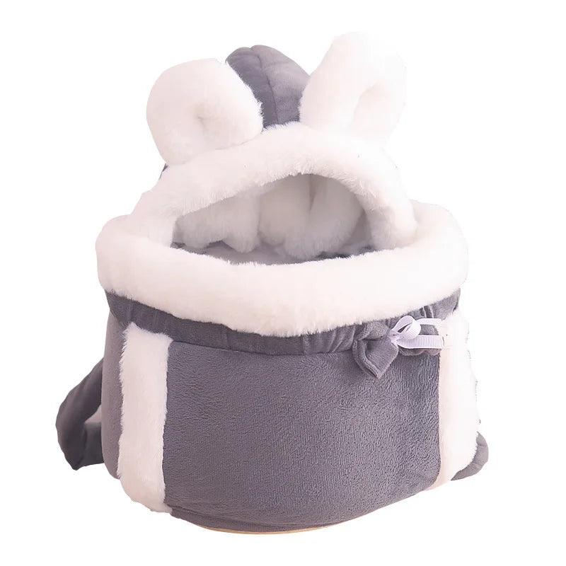 Sac de transport chaud hiver pour petits chiens et chats – Peluche