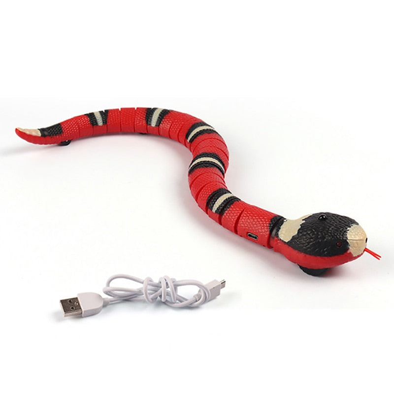 ouet Serpent Interactif USB pour Chat à Détection Intelligente