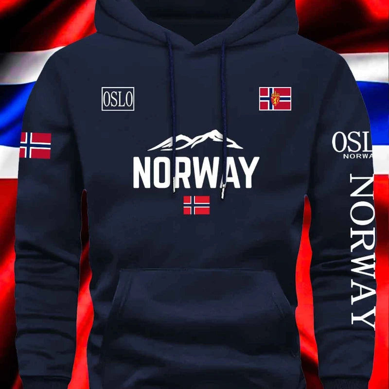 👉 Hoodie homme oversize Norway – chaud, coton & coupe décontractée