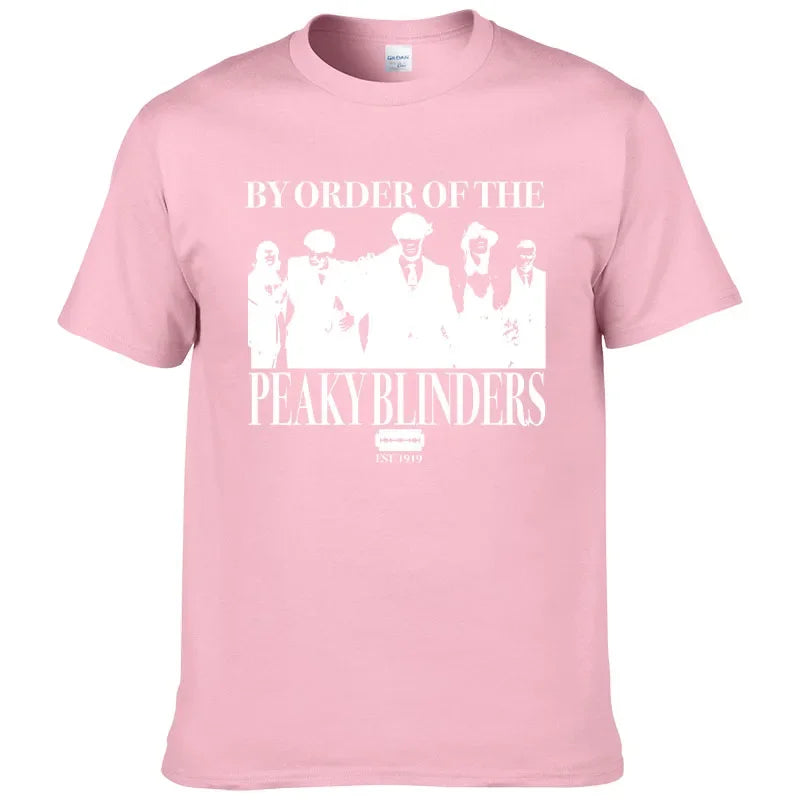 T-shirt Homme Peaky Blinders – Coton Premium, Style Décontracté