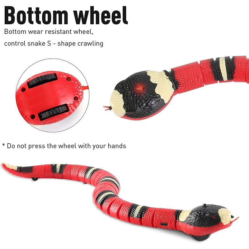 ouet Serpent Interactif USB pour Chat à Détection Intelligente