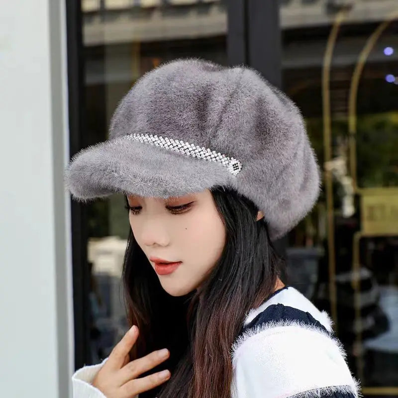 Chapeau hiver femme ❄️ – Fausse fourrure douce & oreillettes chaudes