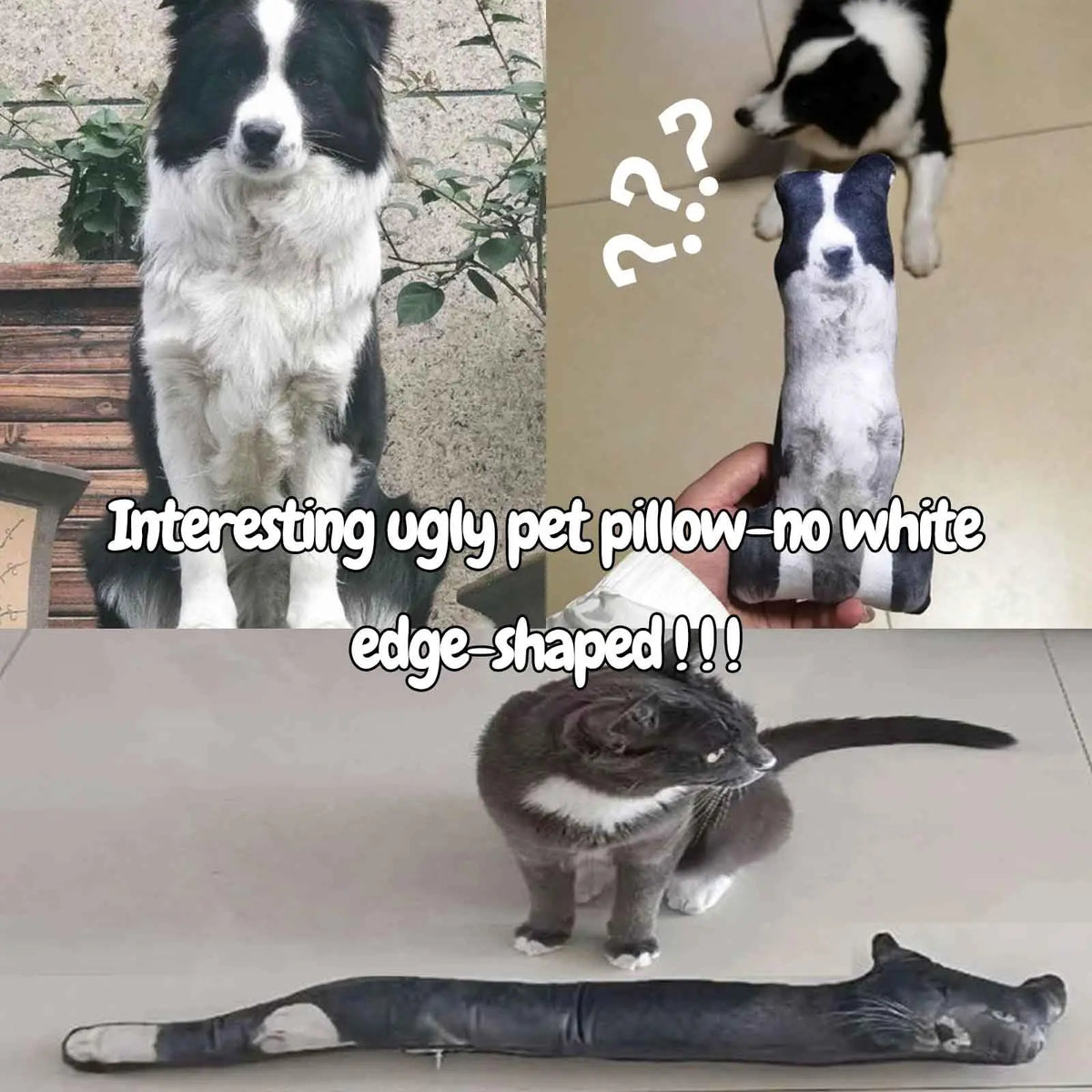 Coussin Personnalisé Photo – Cadeau Drôle pour Maison, Canapé & Voiture