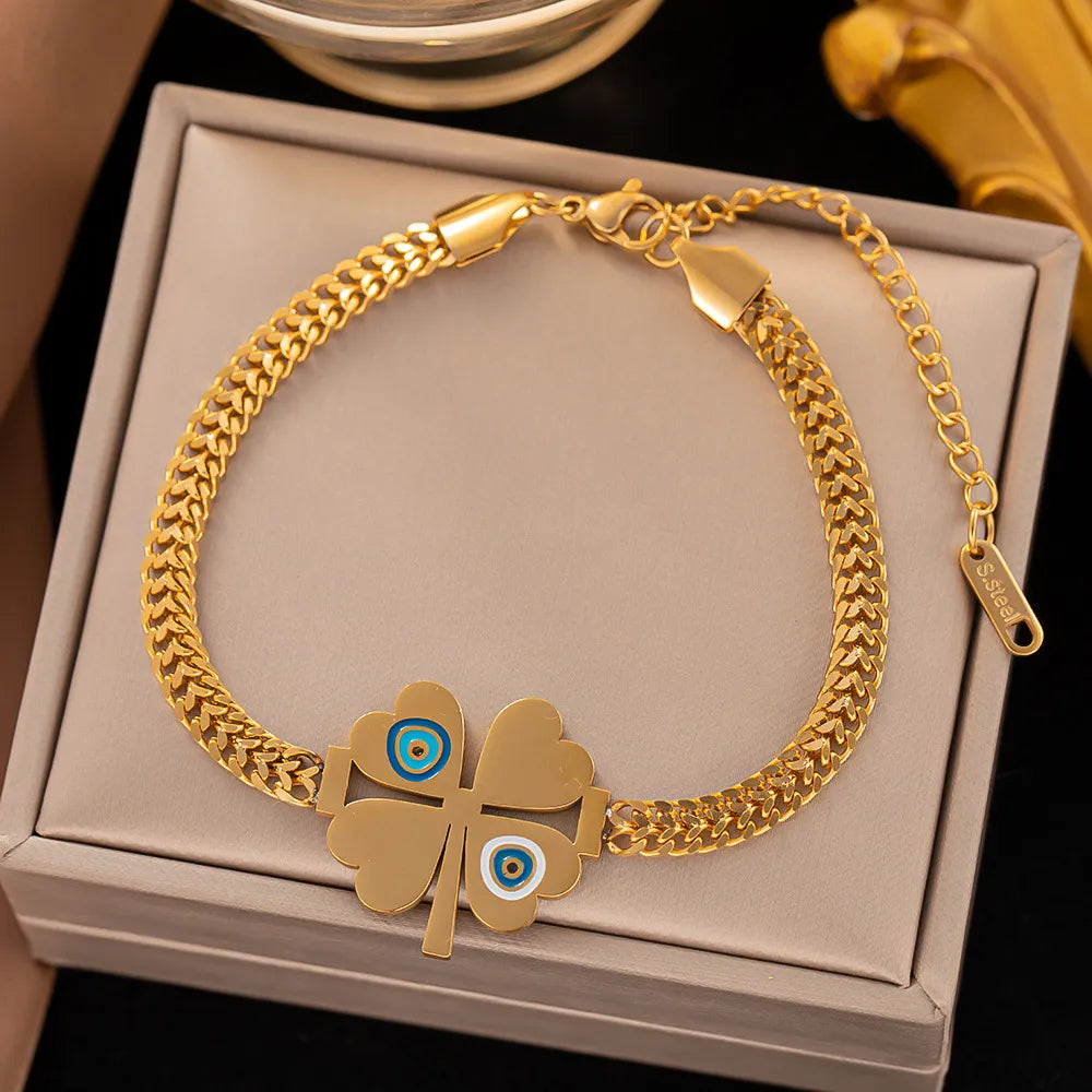 Bracelet femme arbre de vie en acier inoxydable, antirouille, chic