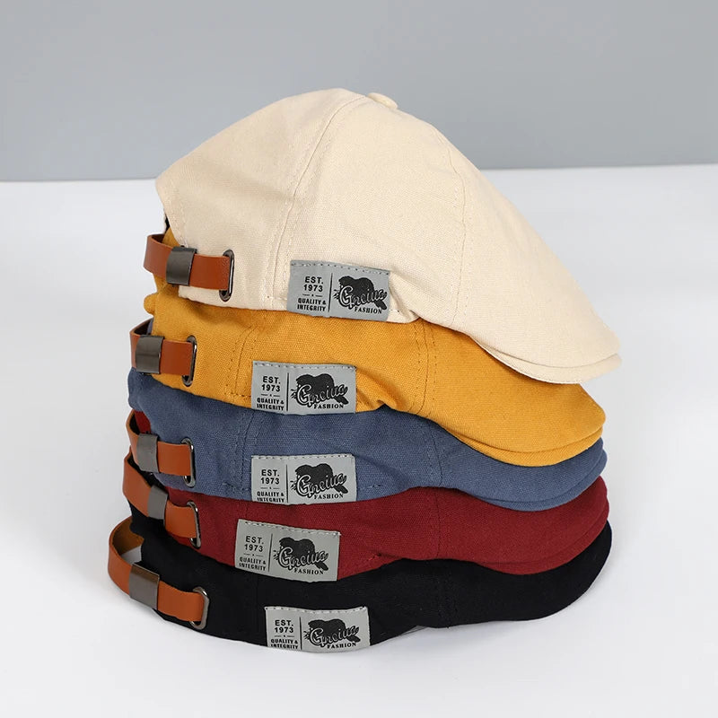 Casquette Peaky Blinders en coton unisexe, style vintage britannique