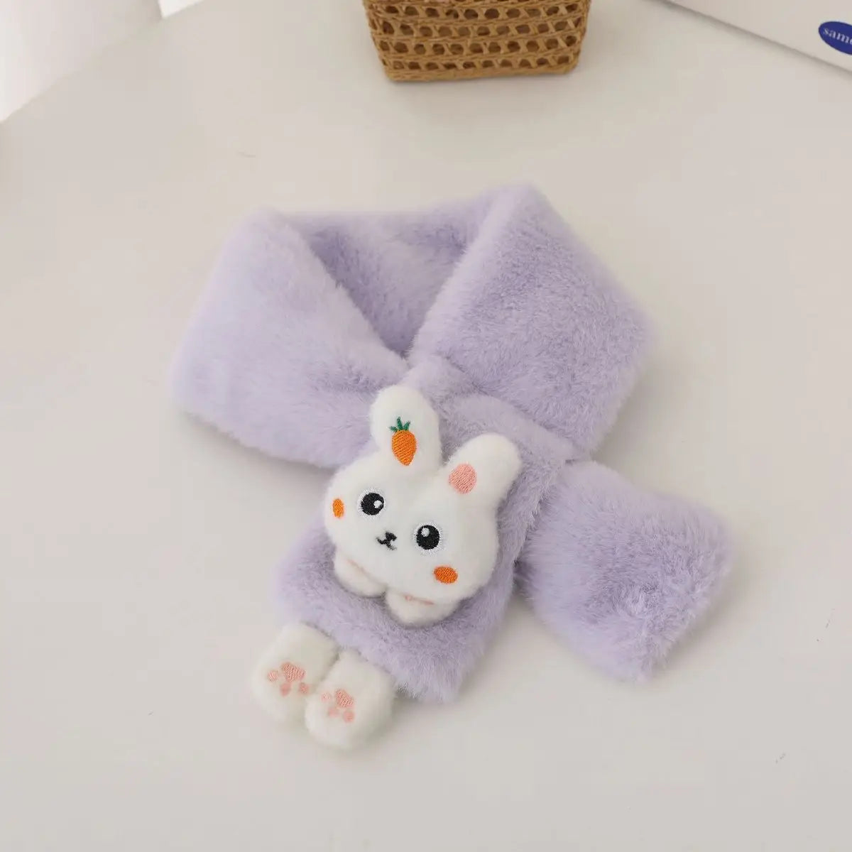 Écharpe enfant hiver lapin 🐰 – douce, chaude & mignonne