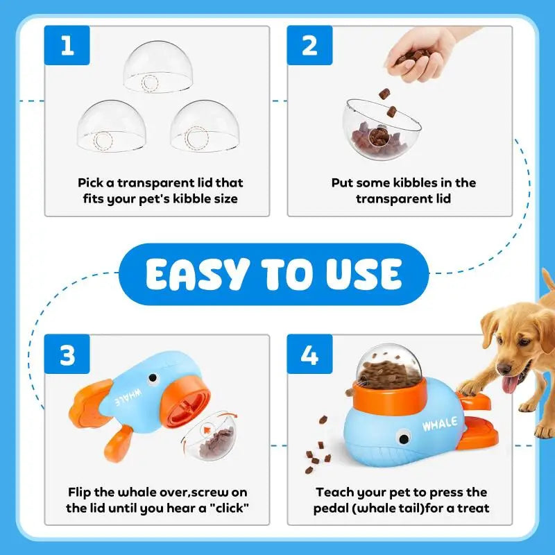 Distributeur Friandises Chien & Chat – Jouet Puzzle Interactif