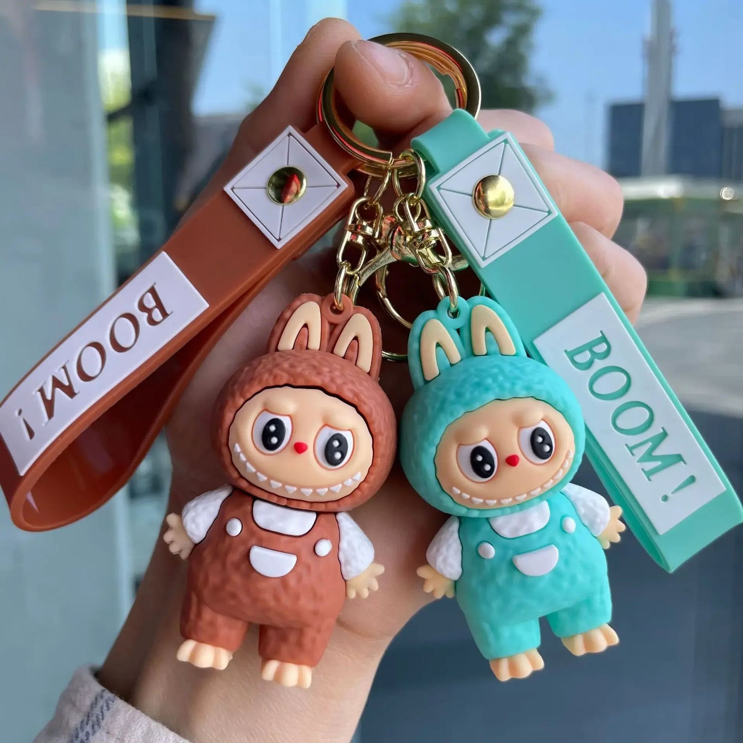 đ Porte-clĂ©s Figurine Labubu â Accessoire mignon pour sac ou voiture