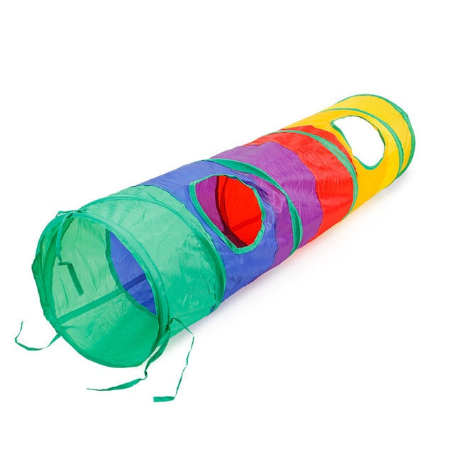 Tunnel pliable, jouet interactif et amusant, pour chiot,chaton