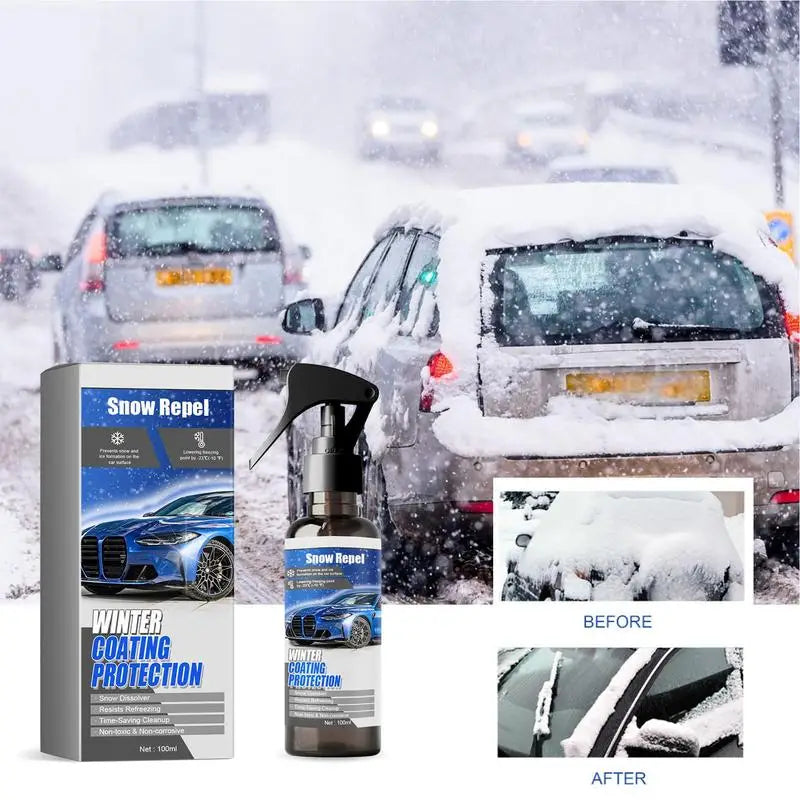 Spray dégivrant voiture 100ml – Dégivrage rapide pare-brise