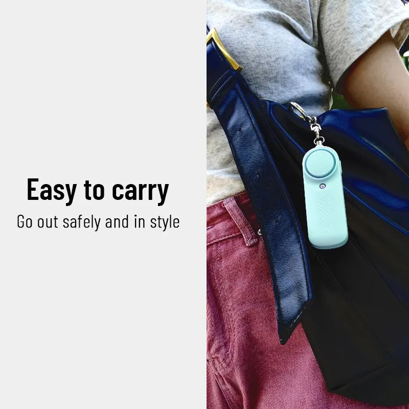 Alarme anti-agression 130dB, sécurité personnelle portable