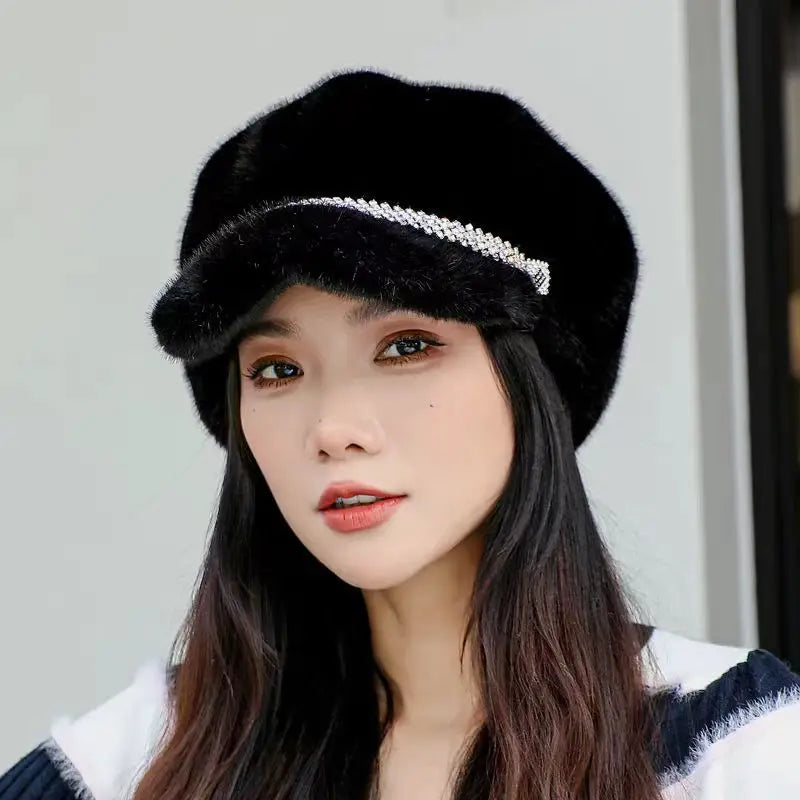 Chapeau hiver femme ❄️ – Fausse fourrure douce & oreillettes chaudes