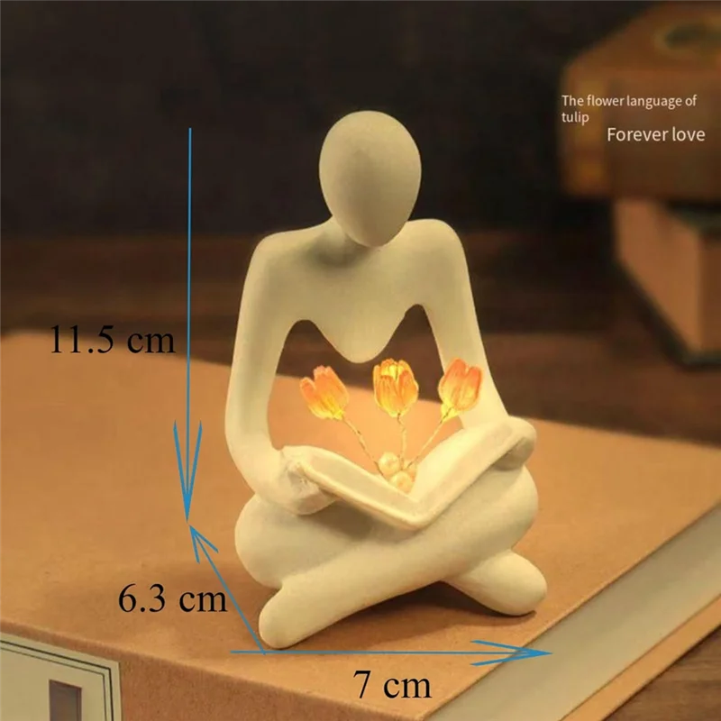 Lampe Tulipe Abstraite 🌷 – Sculpture lumineuse décorative