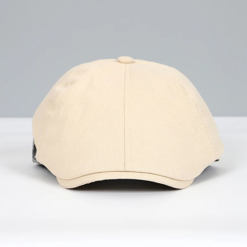 Casquette Peaky Blinders en coton unisexe, style vintage britannique