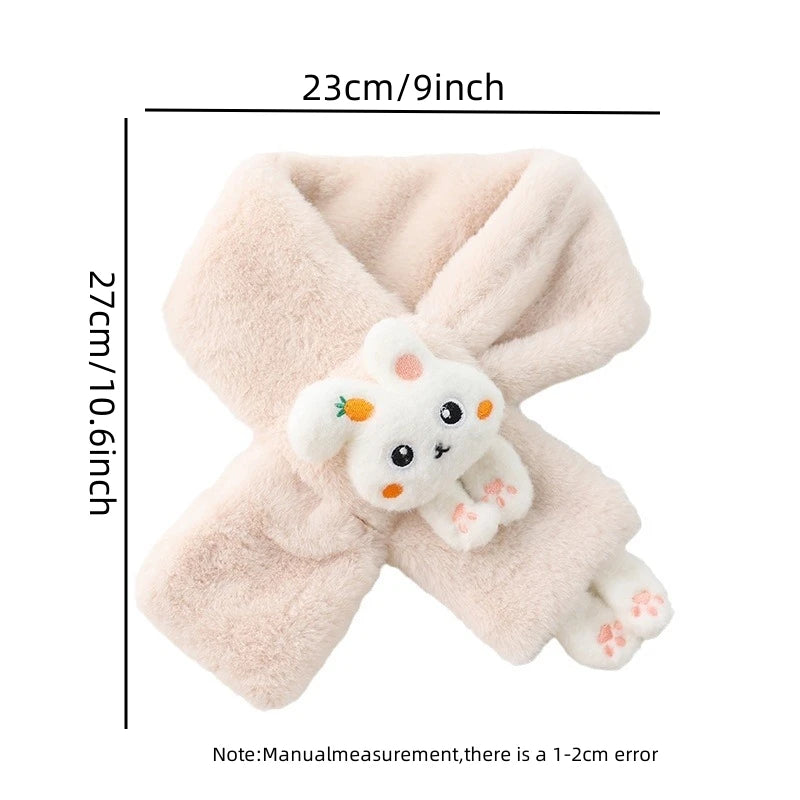 Écharpe enfant hiver lapin 🐰 – douce, chaude & mignonne