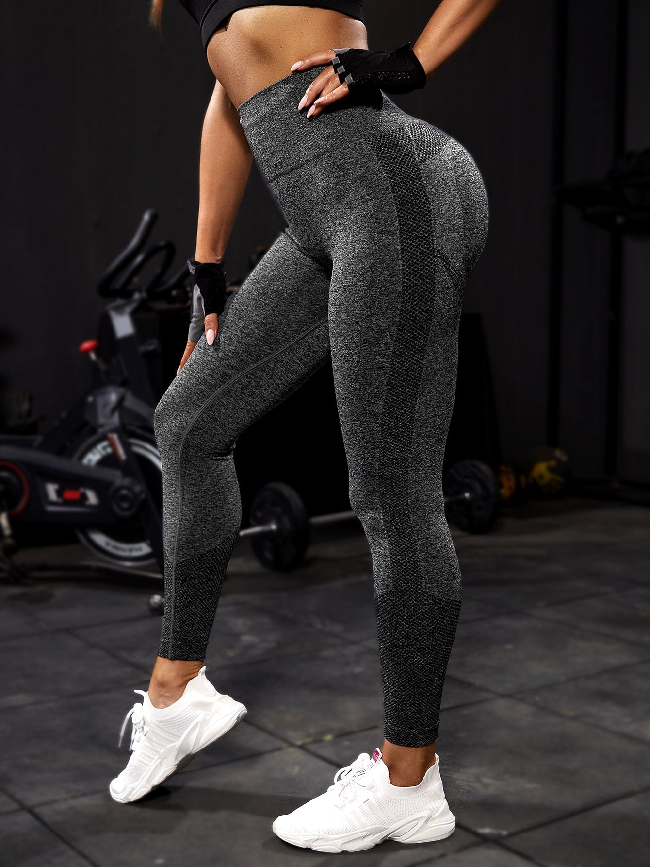 Leggings de sport push-up femme – Yoga & Fitness sans couture