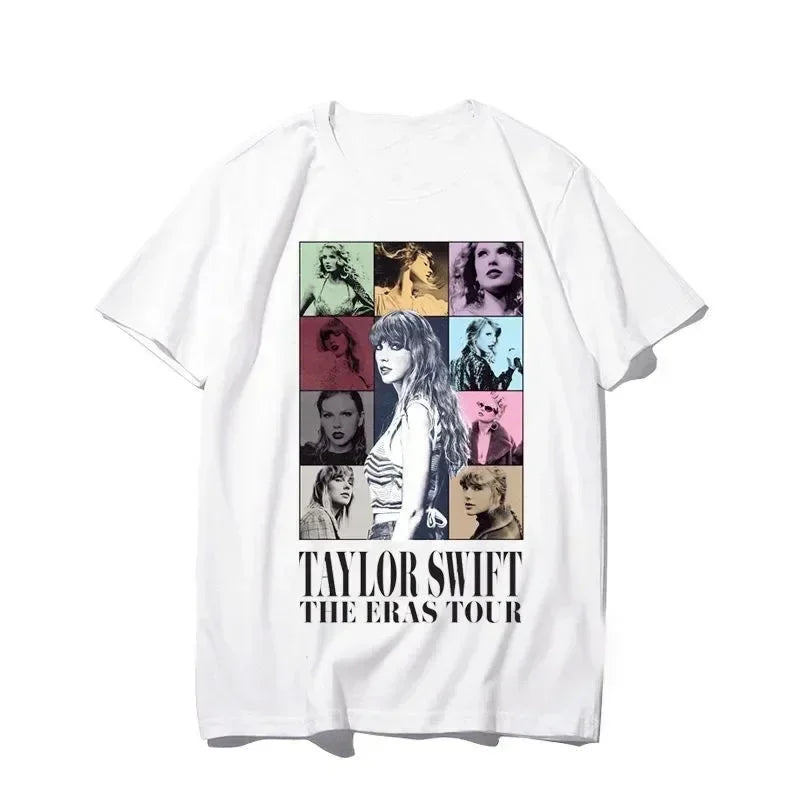 T-shirt unisexe Taylor Swift 1989, col rond, grande taille, été