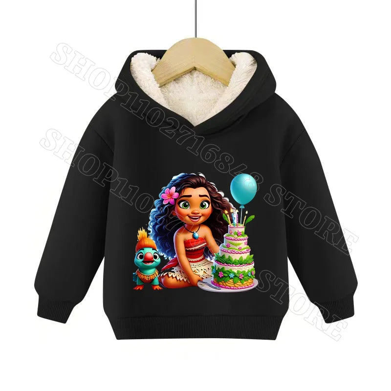 Sweat Moana 2 Enfant à Capuche en Cachemire – Garçon & Fille