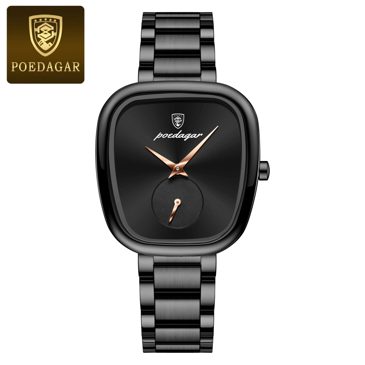 👉 Montre POEDAGAR femme – Quartz inox étanche, élégante & mode