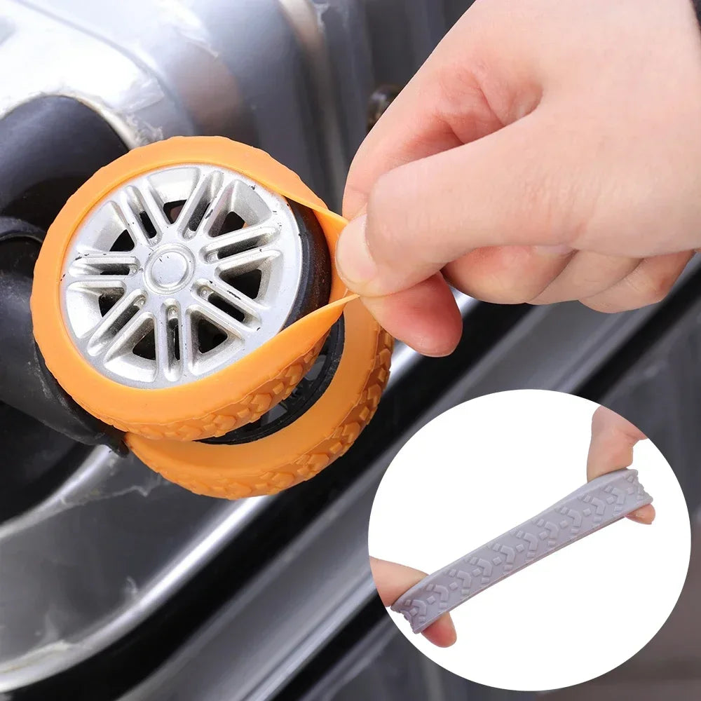 Protège-Roues en Silicone pour Valise – Réduit le Bruit en Voyage