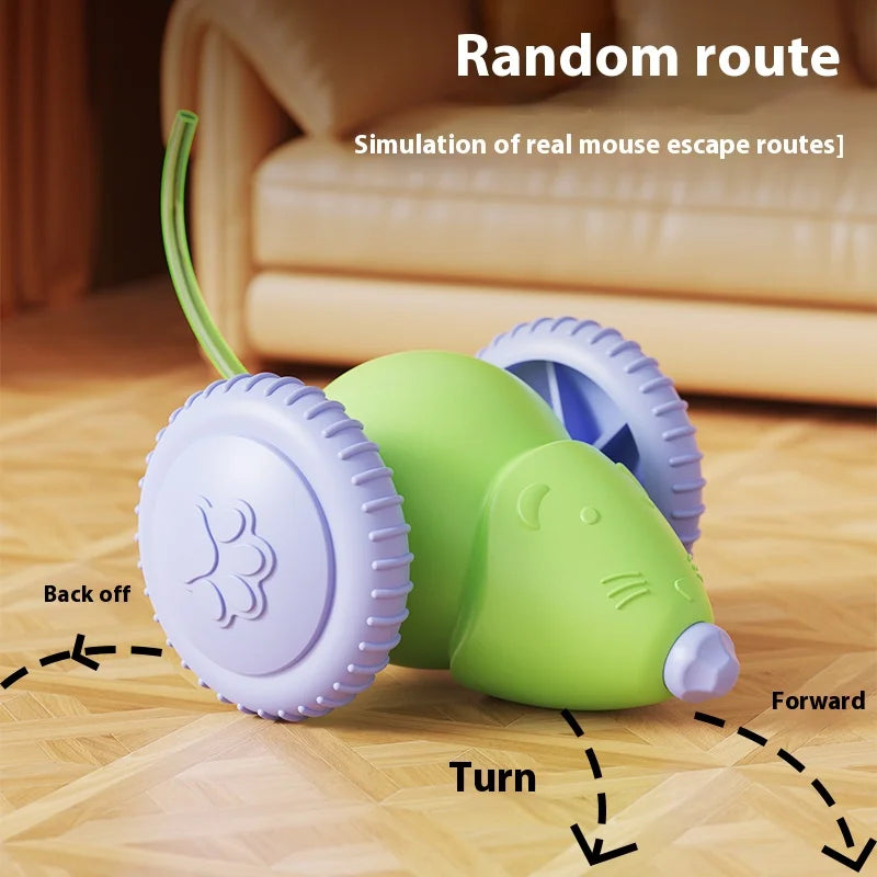 👉 Jouet interactif pour chat – Souris électrique rechargeable
