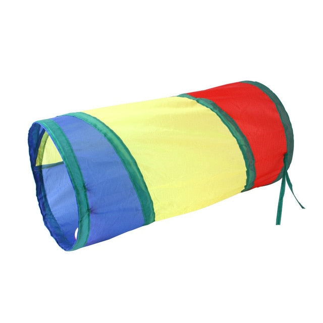 Tunnel pliable, jouet interactif et amusant, pour chiot,chaton