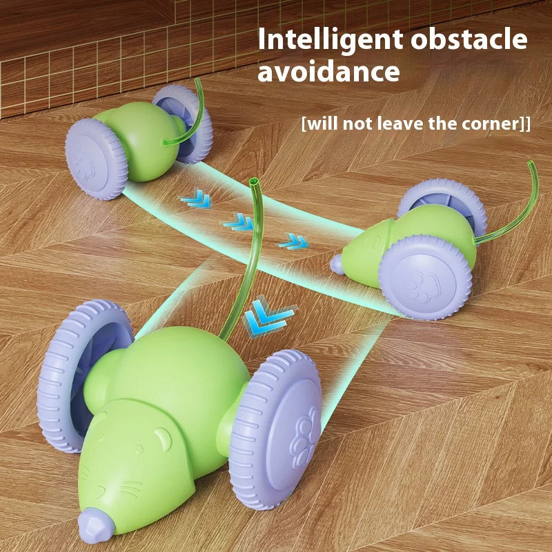 👉 Jouet interactif pour chat – Souris électrique rechargeable