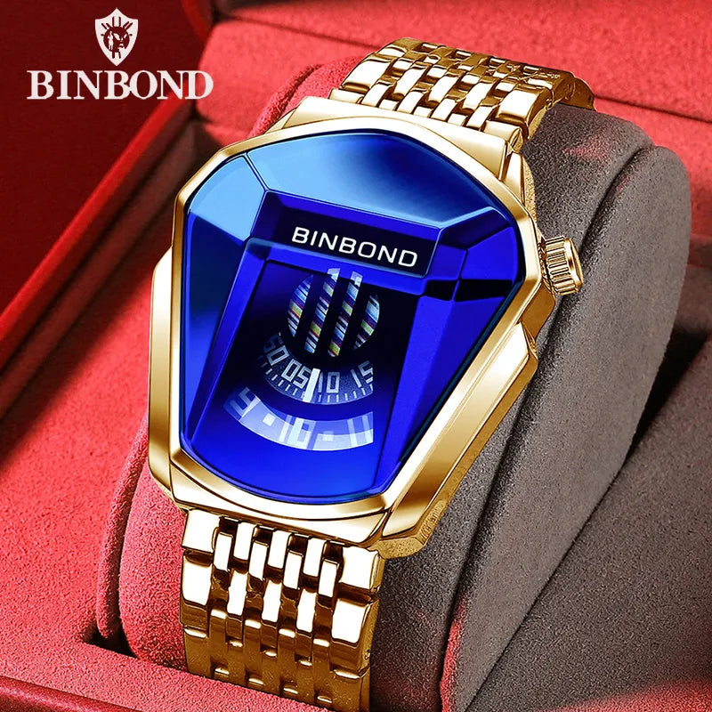 Montre LED homme tactile sport, design moto, quartz étanche