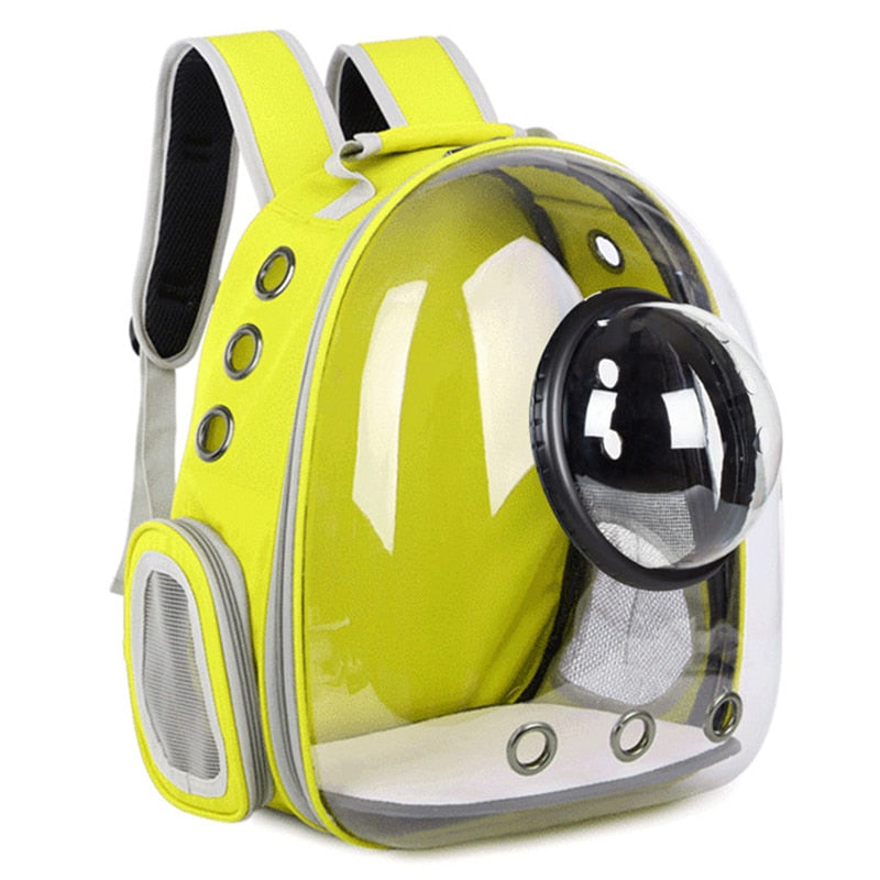 Sac à dos capsule transparent pour animaux, portable et respirant