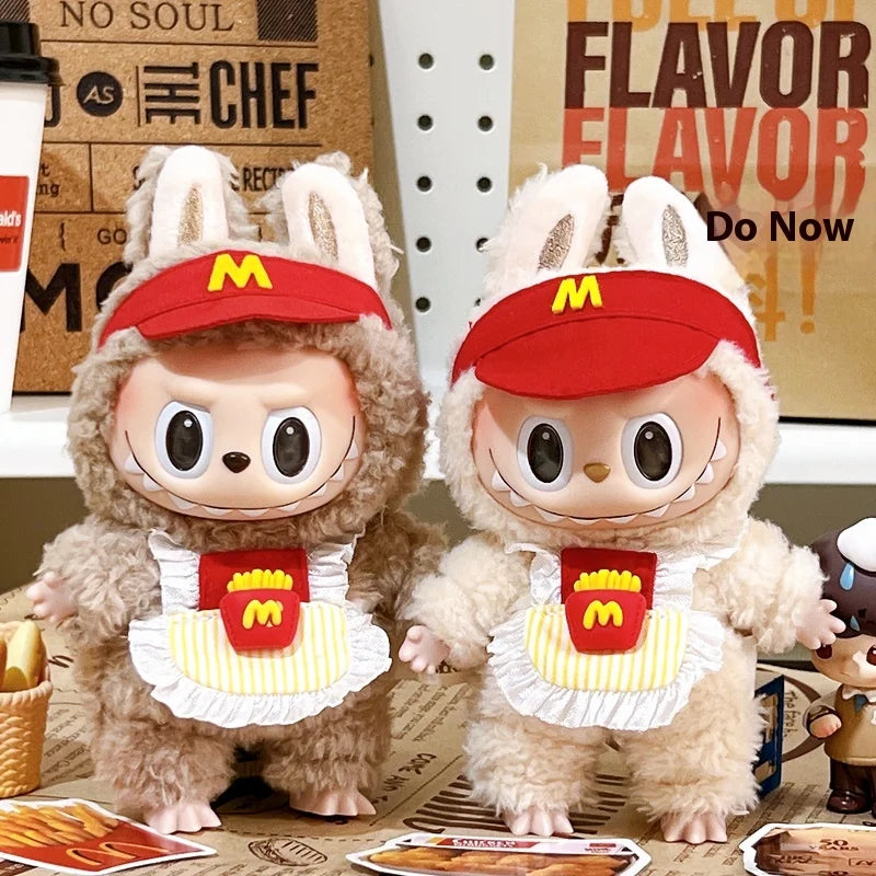 Vêtements pour poupée Labubu 17 cm – Tenue peluche Pop Mart