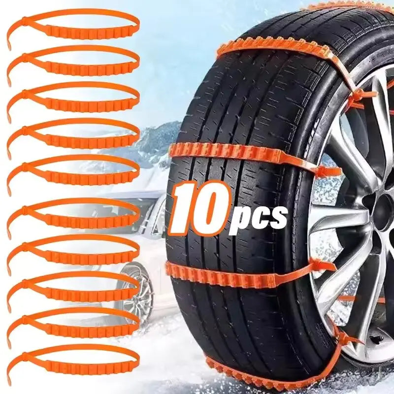 Chaînes neige voiture ❄️ – Kit antidérapant d’urgence hiver