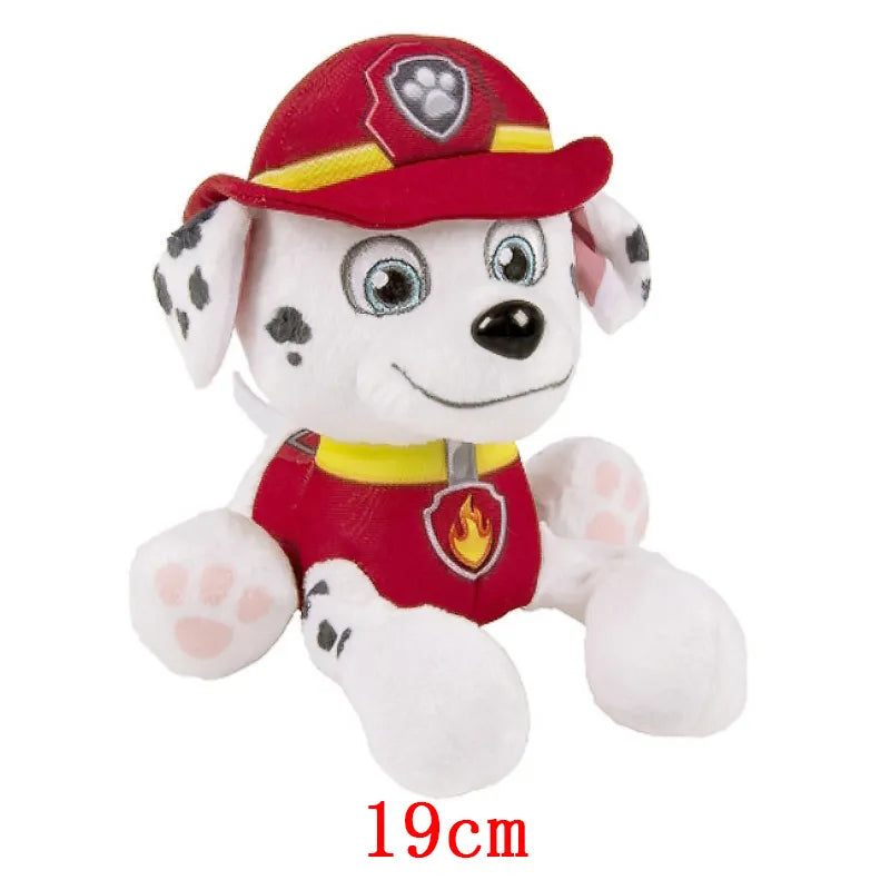 Peluche Paw Patrol 19–27 cm, Chase, Skye, Marshall, jouet enfant
