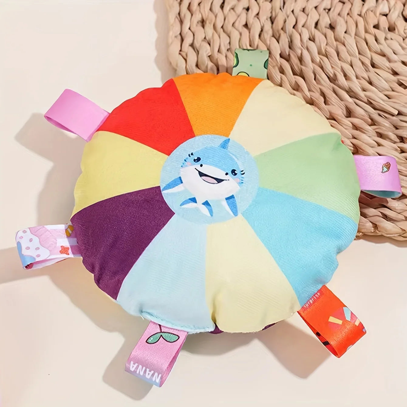 Jouet interactif chien – frisbee peluche résistant avec son
