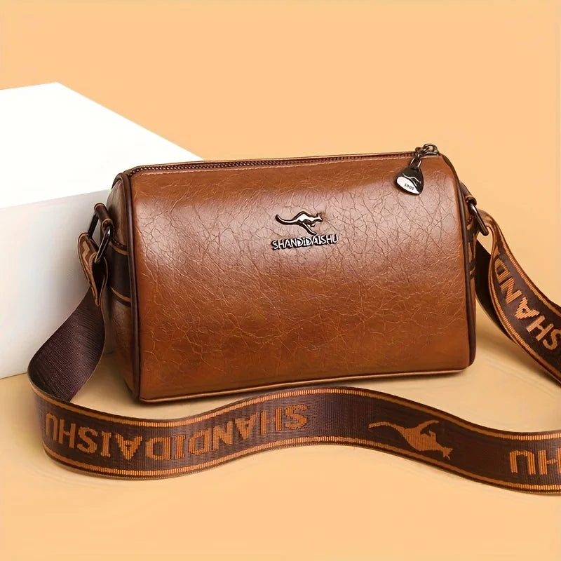 Sac Bandoulière Femme Cuir – Multi Compartiments Chic