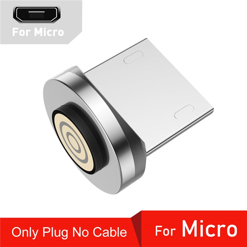 Câble Magnétique 540° Rotatif USLION – Charge Rapide 5A USB-C/Micro
