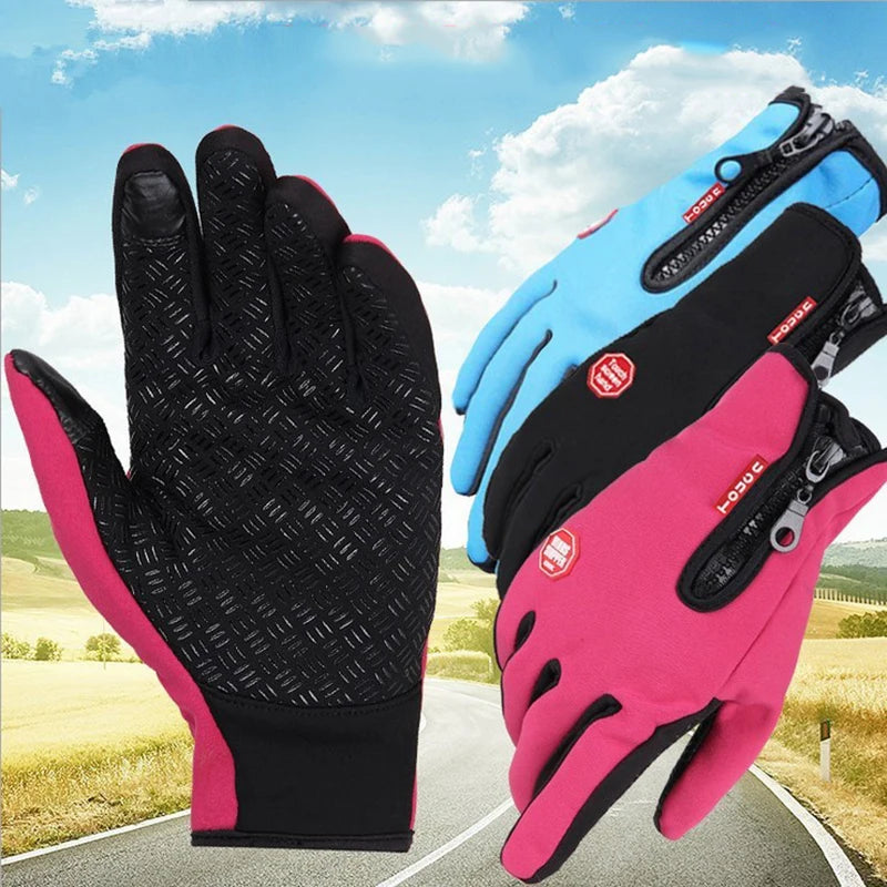 Gants moto chauffants imperméables hiver, vélo & équitation
