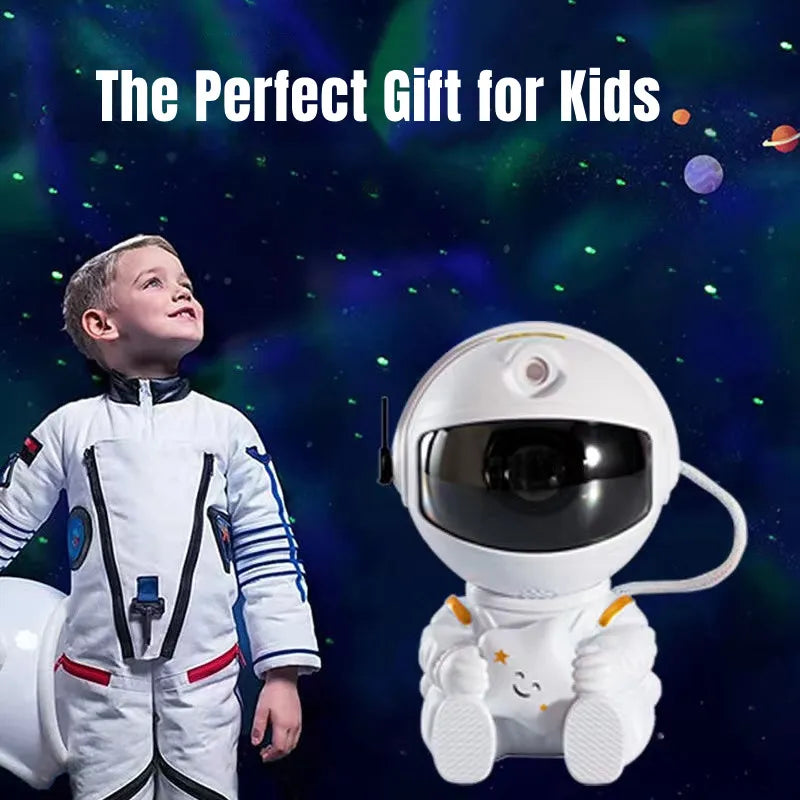 Projecteur Galaxy LED ciel étoilé – Veilleuse astronaute enfant