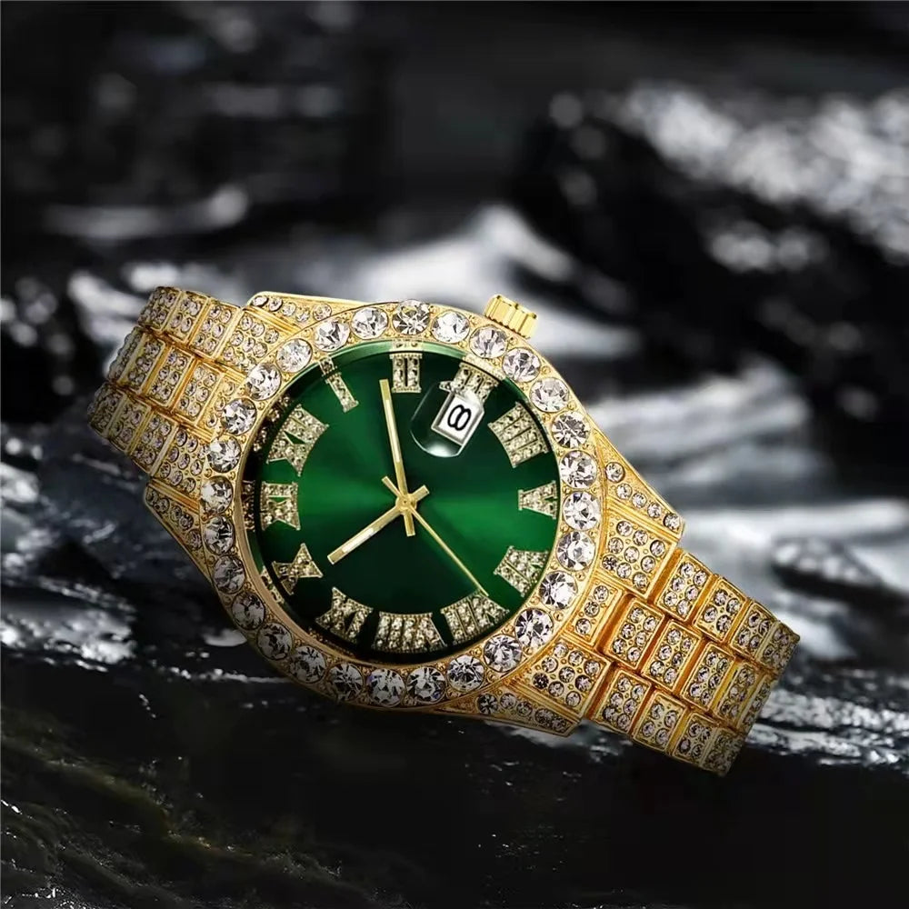 Montre quartz luxe homme Mantianxing, acier, sport & business