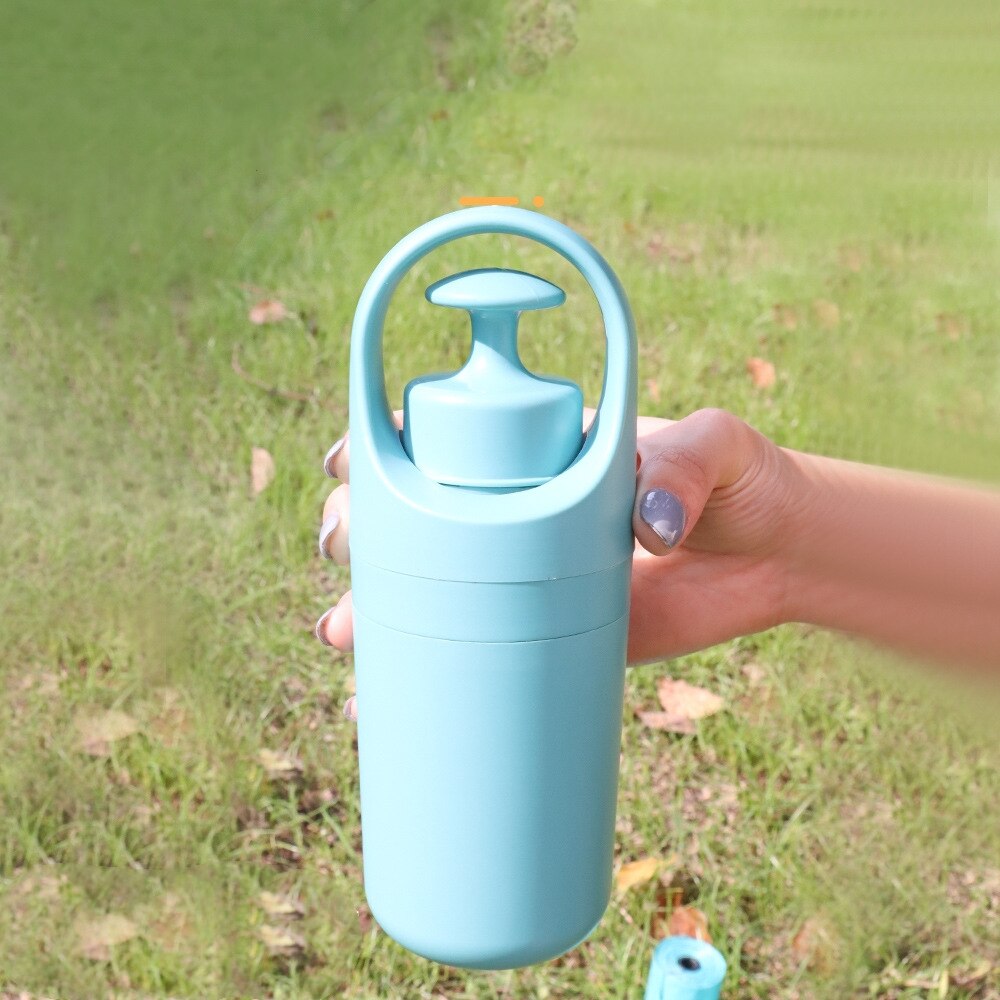 Ramasse-crottes portable pour chien avec sac biodégradable