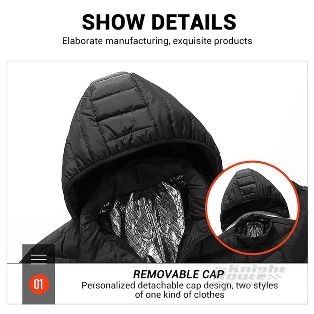 Veste chauffante USB unisexe, 21 zones, idéale pour l’hiver