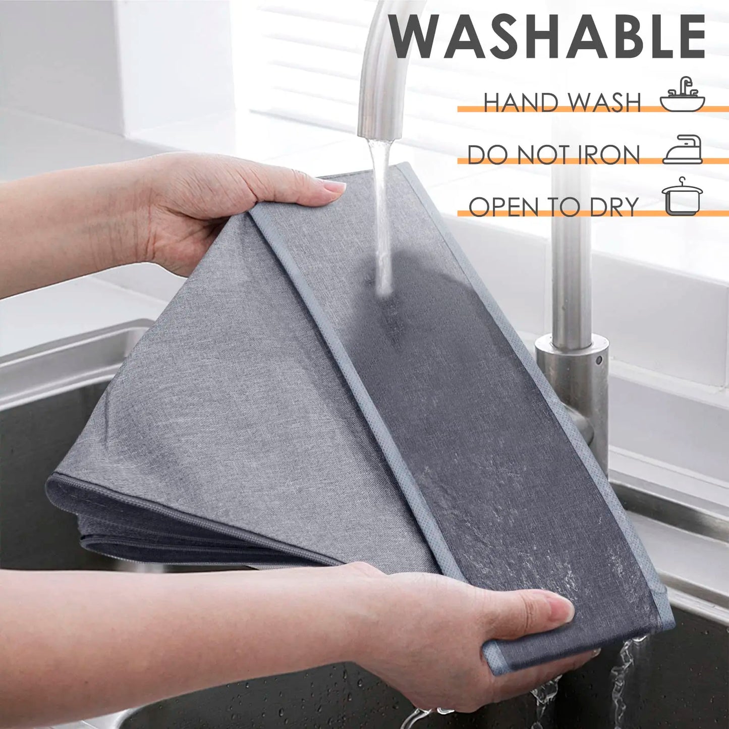 Boîte rangement sous-vêtements 24 cases, pliable et pratique