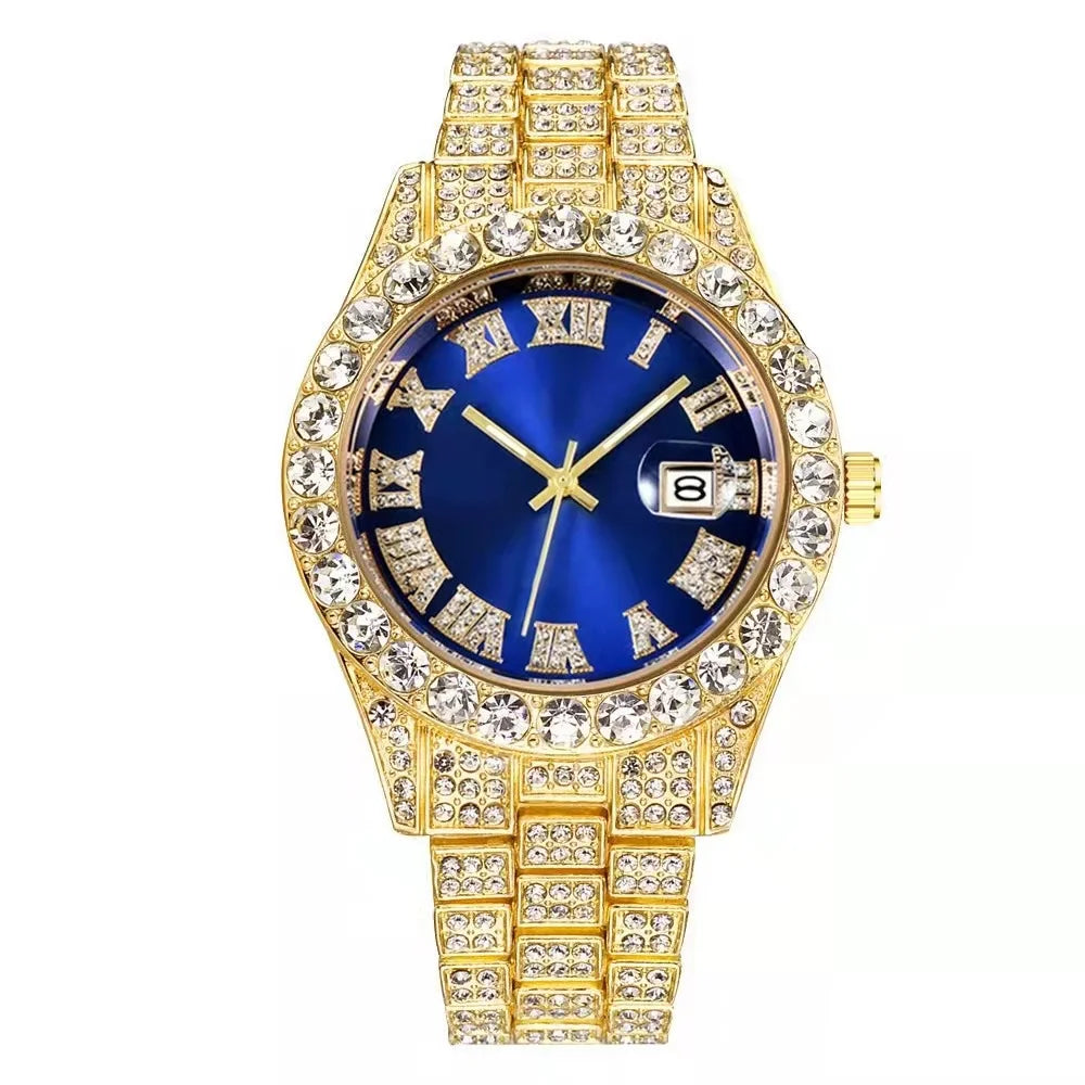 Montre quartz luxe homme Mantianxing, acier, sport & business