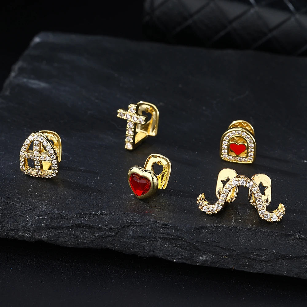 Grillz Amovible Étoile – Accessoire Dentaire Bijou Unisexe