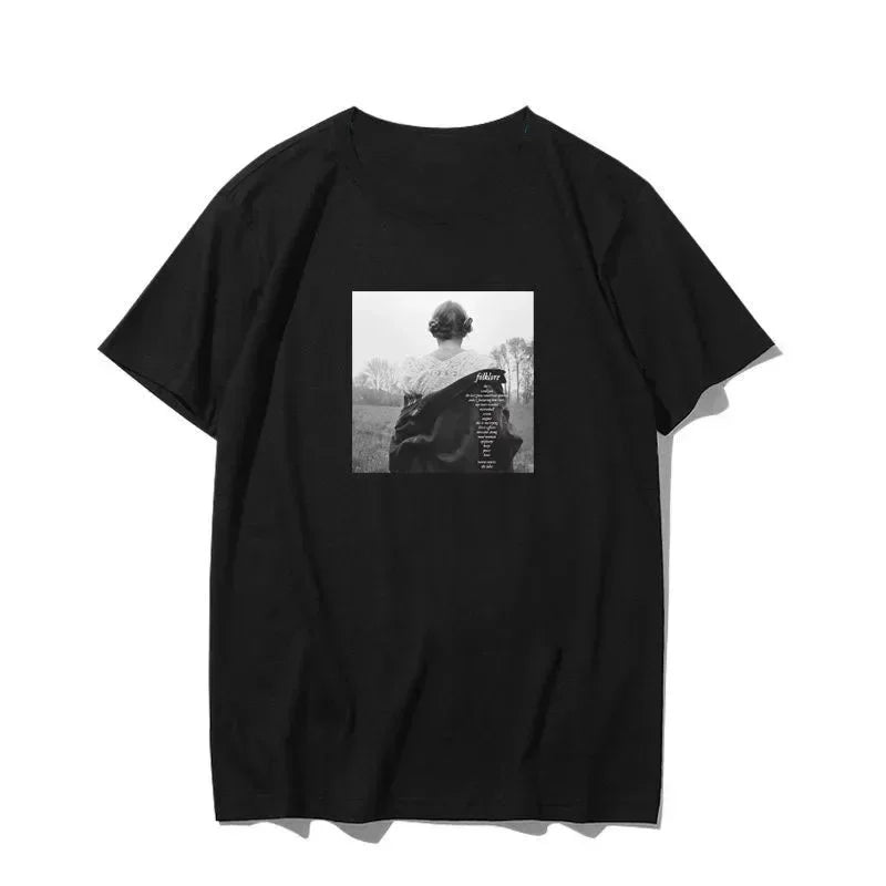 T-shirt unisexe Taylor Swift 1989, col rond, grande taille, été