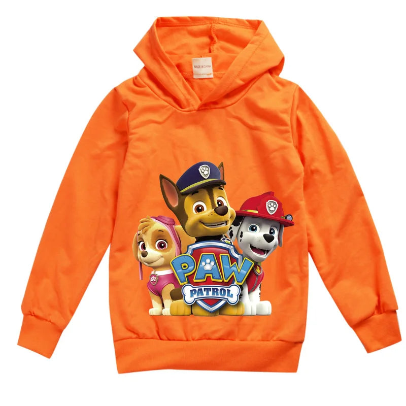 Sweat à capuche PAW Patrol enfant, manches longues, mixte