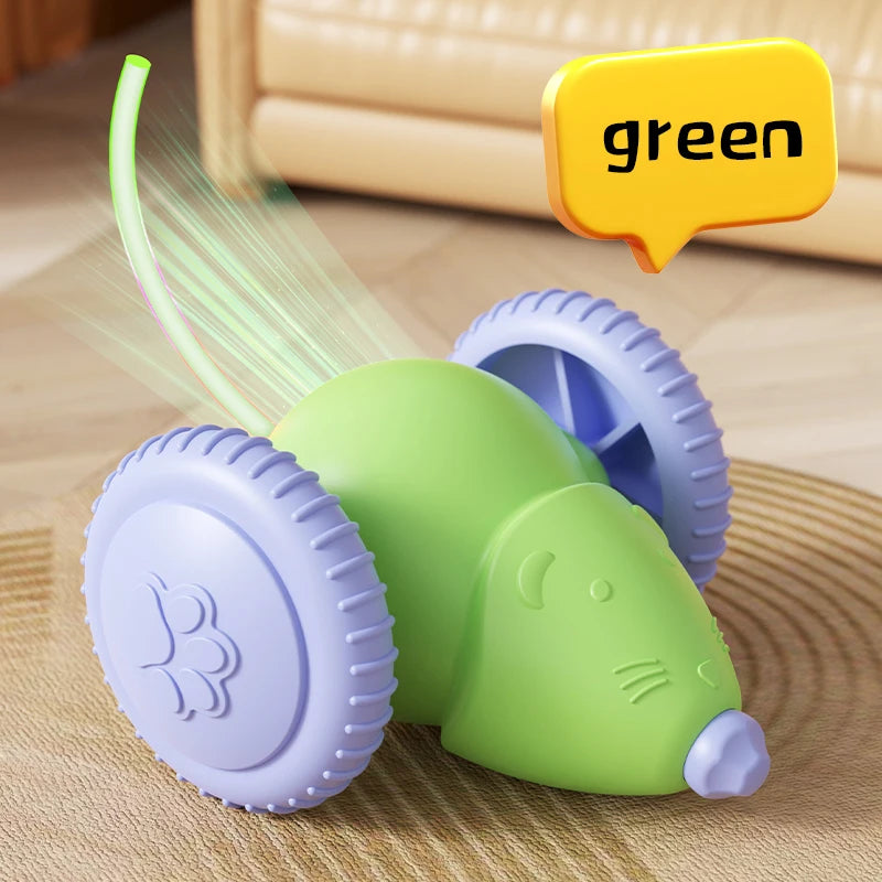 👉 Jouet interactif pour chat – Souris électrique rechargeable