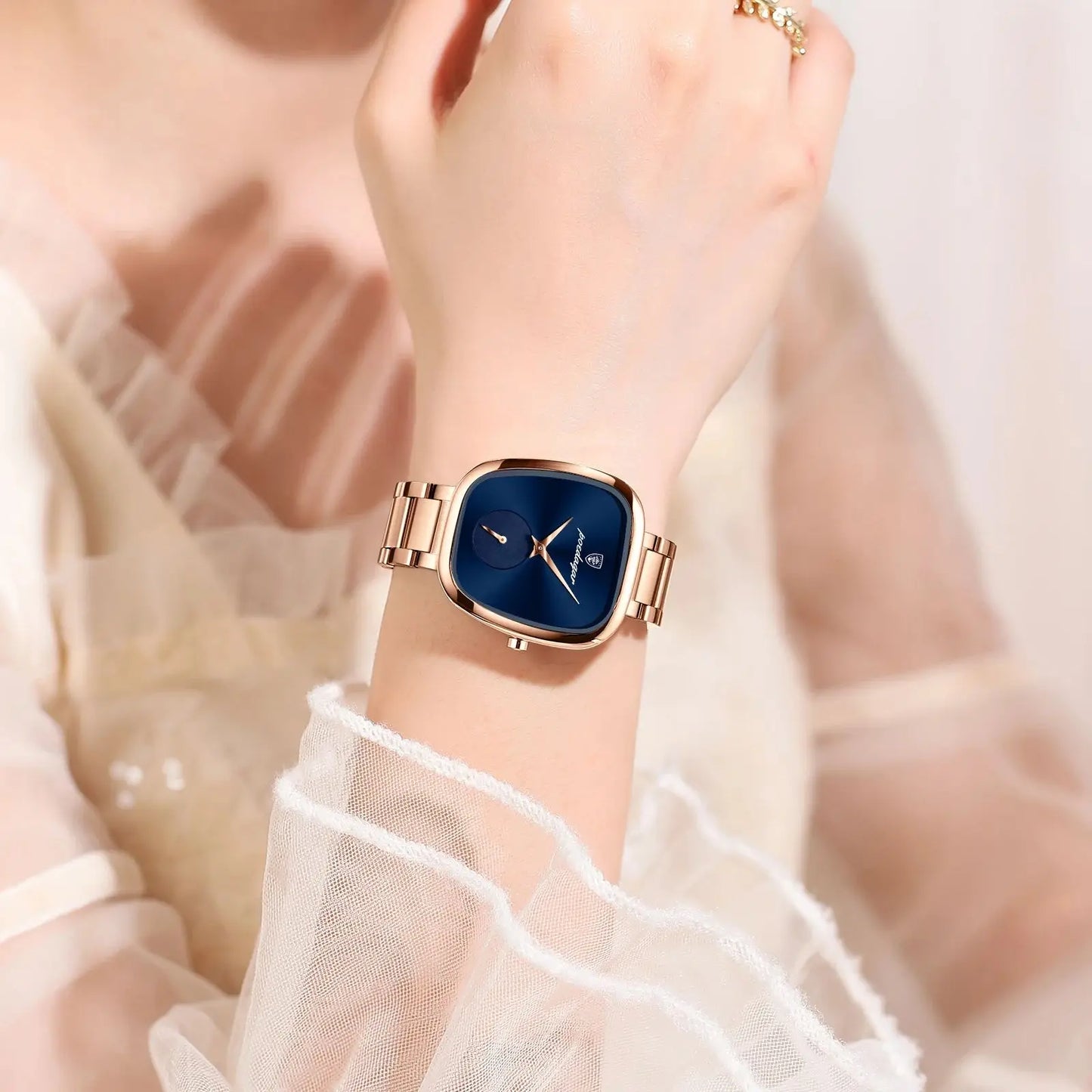 👉 Montre POEDAGAR femme – Quartz inox étanche, élégante & mode