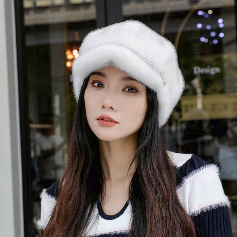 Chapeau hiver femme ❄️ – Fausse fourrure douce & oreillettes chaudes